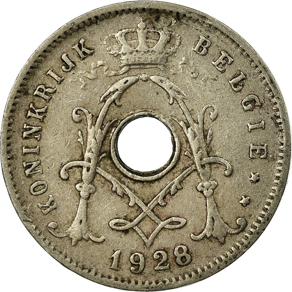 Coin, Belgium, 5 Centimes, 1928, VF(20-25), Copper-nickel, KM:67