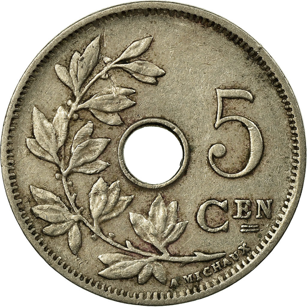 Coin, Belgium, 5 Centimes, 1928, VF(20-25), Copper-nickel, KM:67