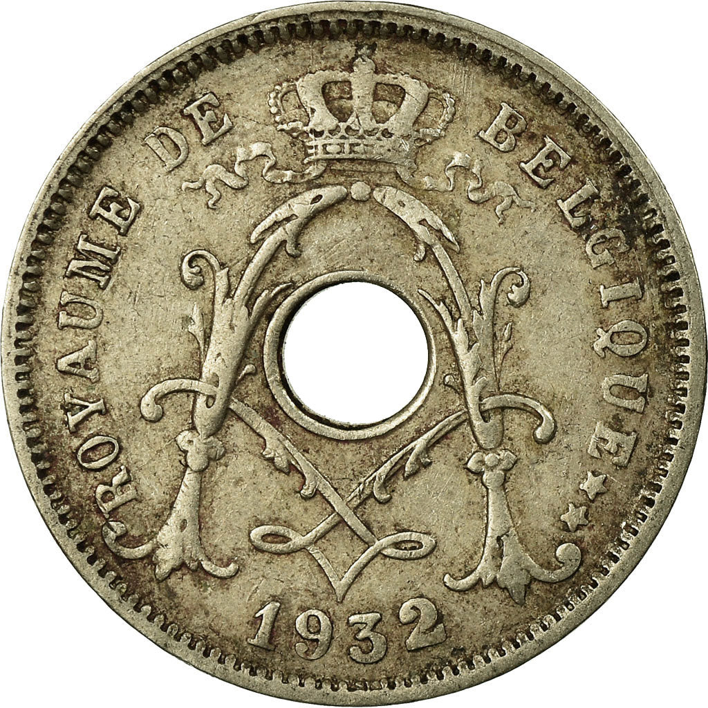 Coin, Belgium, 5 Centimes, 1932, VF(30-35), Nickel-brass, KM:93