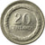 Moneda, Colombia, 20 Centavos, 1967, MBC, Níquel recubierto de acero, KM:227