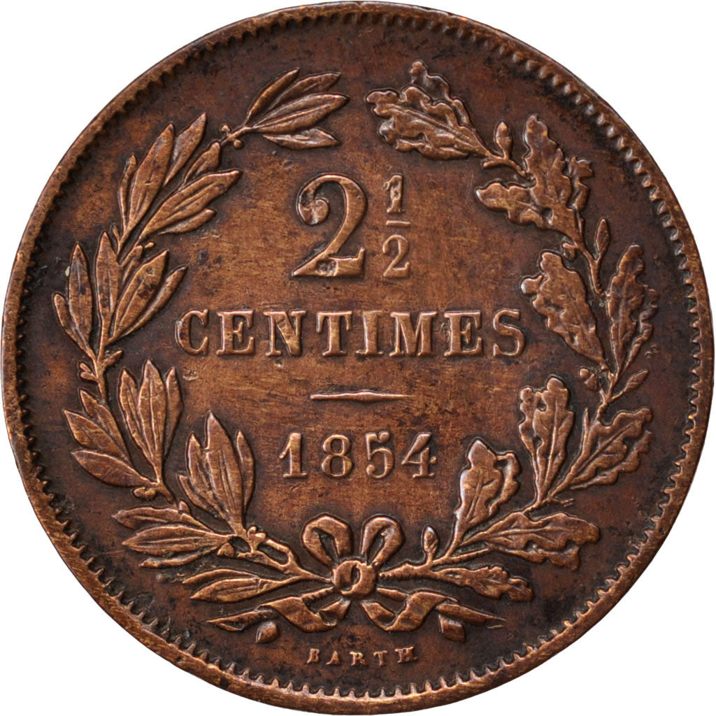 Luxembourg, Guillaume III, 2 1/2 Centimes