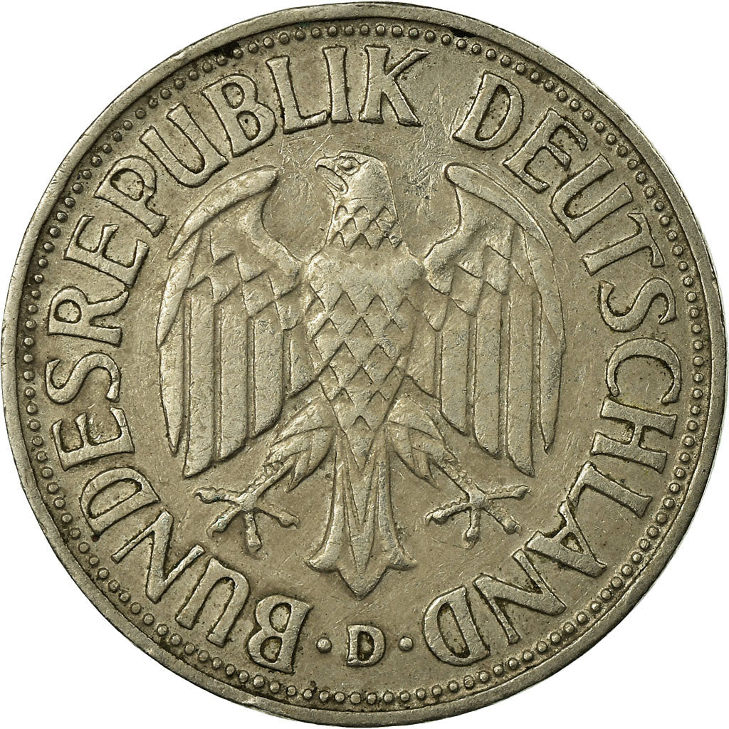 Moeda, ALEMANHA - REPÚBLICA FEDERAL, Mark, 1950, Munich, EF(40-45)