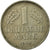 Coin, GERMANY - FEDERAL REPUBLIC, Mark, 1950, Munich, EF(40-45), Copper-nickel
