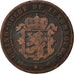 LUXEMBOURG, 2-1/2 Centimes, 1870, Utrecht, KM #21, VF(30-35), Bronze, 2.13
