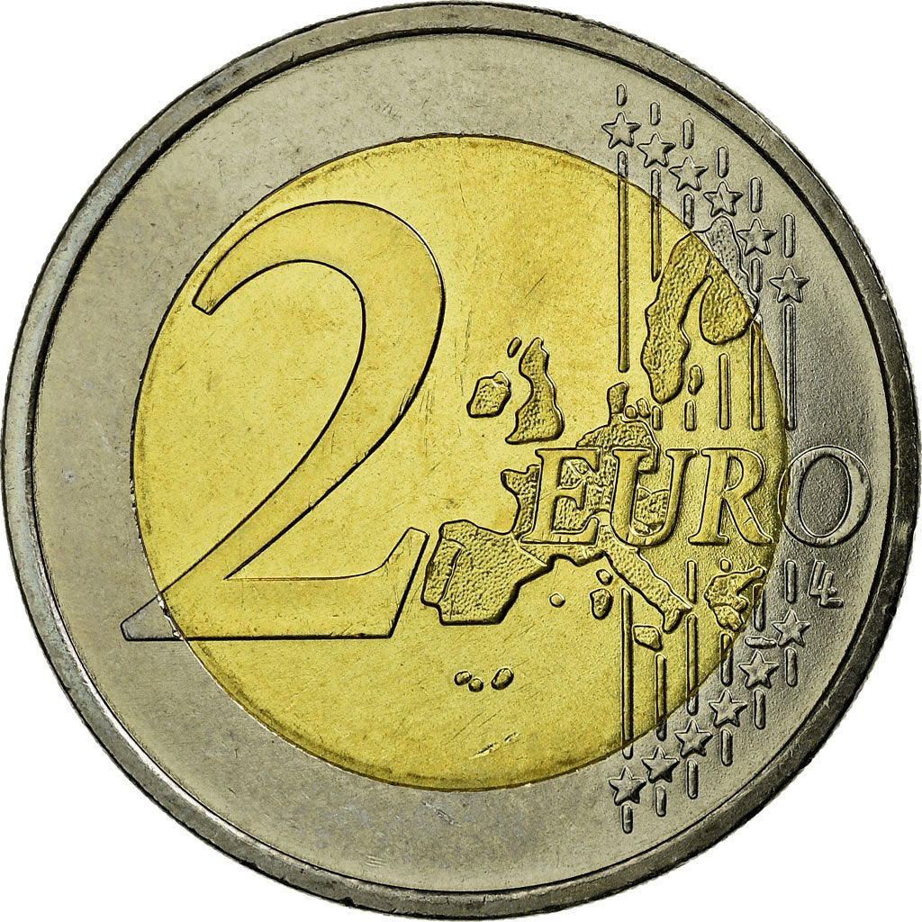 Grecia, 2 Euro, 2002, BB, Bi-metallico, KM:188