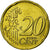 Grécia, 20 Euro Cent, 2002, AU(55-58), Latão, KM:185