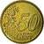 Italia, 50 Euro Cent, 2002, MBC, Latón, KM:215