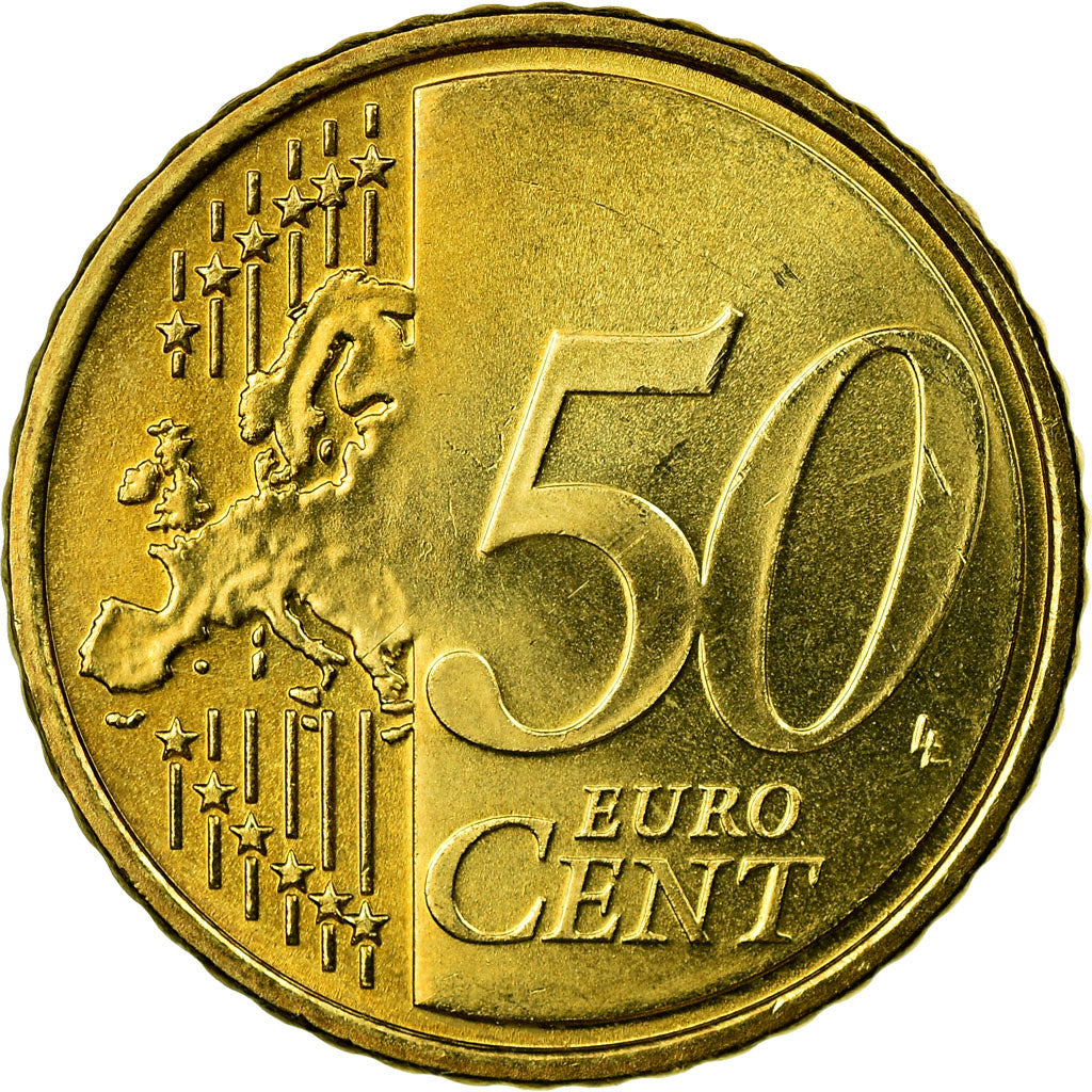 Cipro, 50 Euro Cent, 2008, BB, Ottone, KM:83