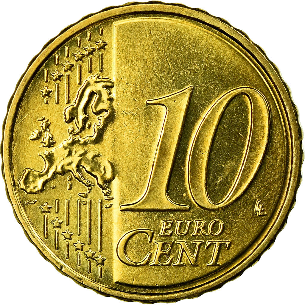Estonia, 10 Euro Cent, 2011, AU(55-58), Brass, KM:64
