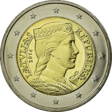 Latvia, 2 Euro, 2014, AU(55-58), Bi-Metallic, KM:157