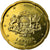 Letónia, 20 Euro Cent, 2014, AU(55-58), Latão, KM:154
