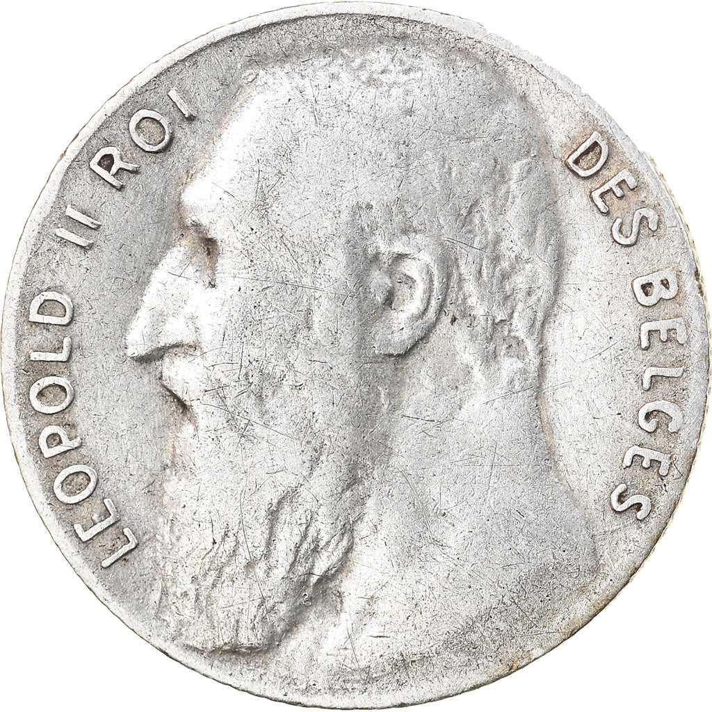 Coin, Belgium, 50 Centimes, 1901, EF(40-45), Silver, KM:50