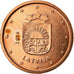 Latvia, Euro Cent, 2014, AU(55-58), Copper Plated Steel, KM:150
