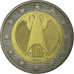 GERMANY - FEDERAL REPUBLIC, 2 Euro, 2002, EF(40-45), Bi-Metallic, KM:214