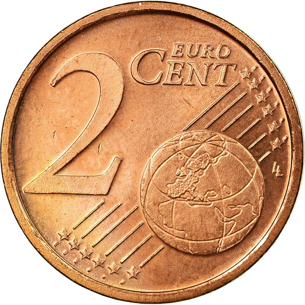 GERMANIA - REPUBBLICA FEDERALE, 2 Euro Cent, 2002, BB, Acciaio placcato rame