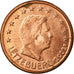 Luxembourg, 2 Euro Cent, 2002, VF(30-35), Copper Plated Steel, KM:76