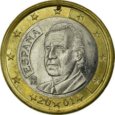 Spain, Euro, 2001, VF(30-35), Bi-Metallic, KM:1046