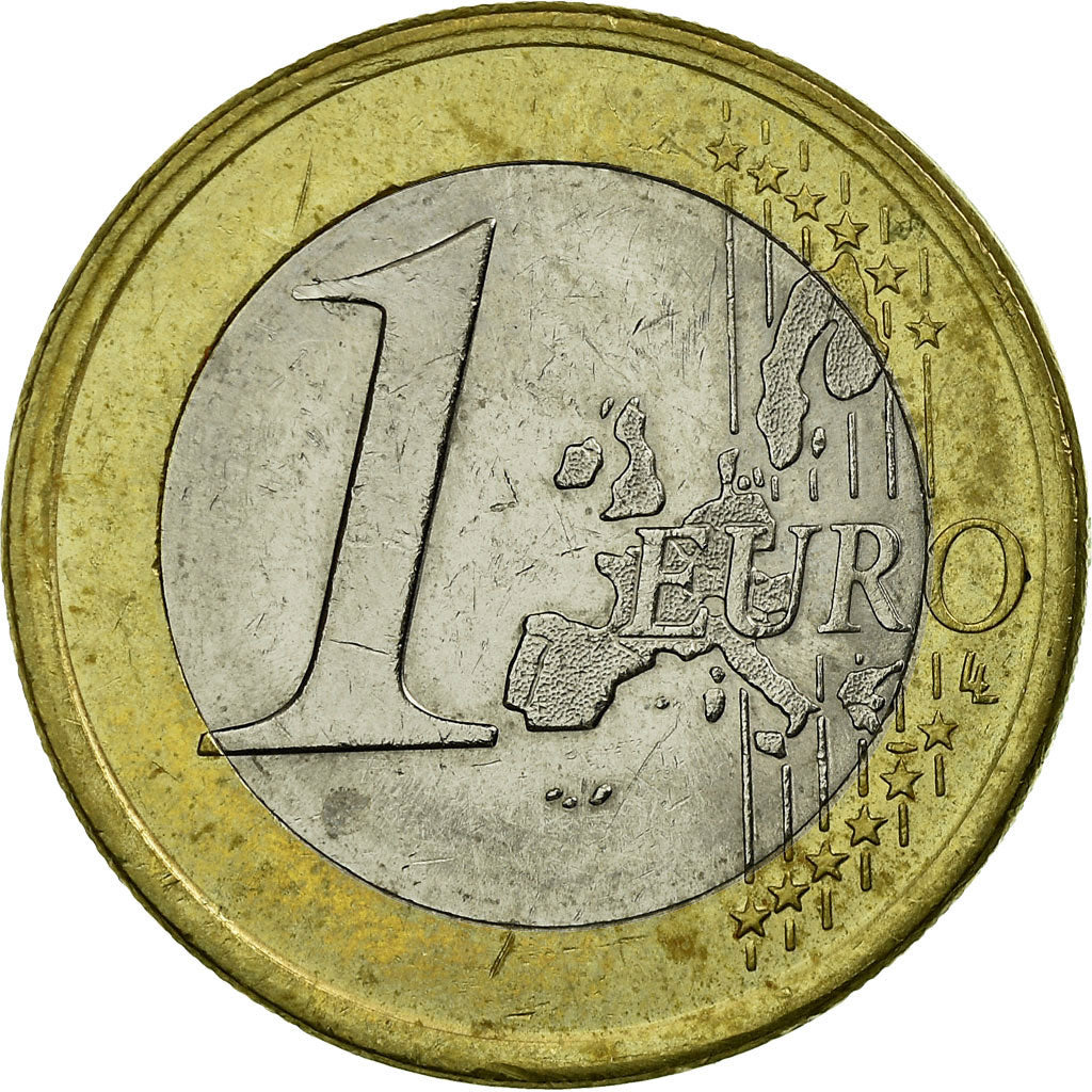 Spain, Euro, 2001, VF(30-35), Bi-Metallic, KM:1046