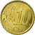 Hiszpania, 10 Euro Cent, 1999, Madrid, VF(20-25), Mosiądz, KM:1043