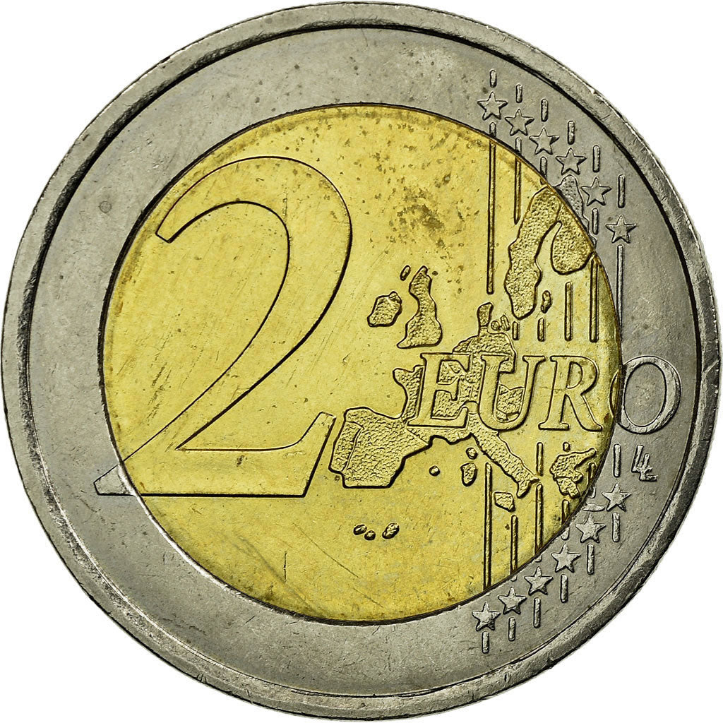 Francia, 2 Euro, 2001, MB+, Bi-metallico, Gadoury:8 ., KM:1289
