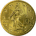 France, 50 Euro Cent, 2000, AU(55-58), Brass, Gadoury:6., KM:1287