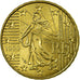 Francia, 10 Euro Cent, 1999, BB, Ottone, Gadoury:4., KM:1285
