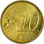 Francia, 10 Euro Cent, 1999, BB, Ottone, Gadoury:4., KM:1285