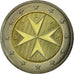 Malta, 2 Euro, 2008, AU(55-58), Bi-Metallic, KM:132