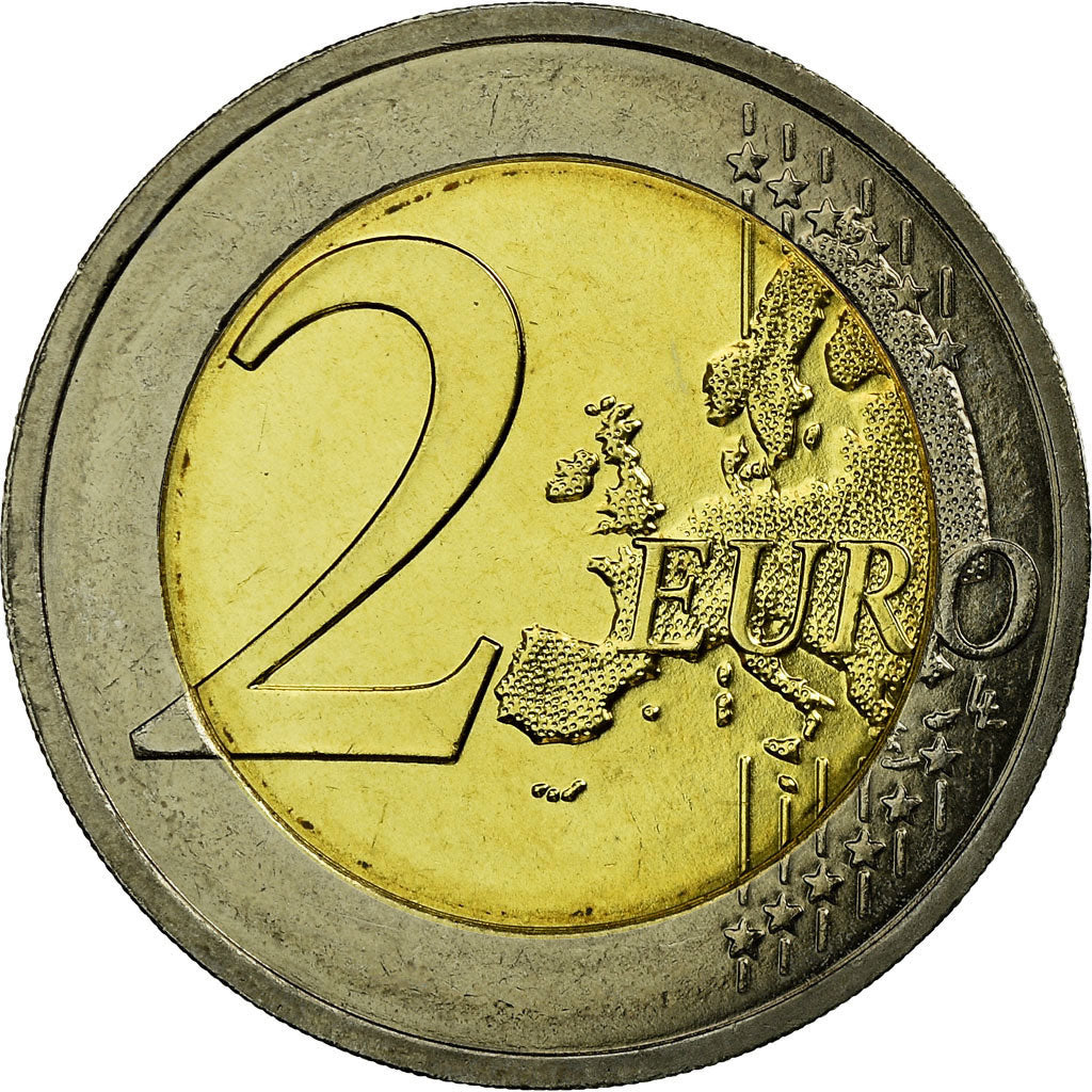 Malta, 2 Euro, 2008, AU(55-58), Bi-Metallic, KM:132
