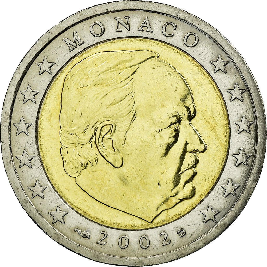 Monaco, 2 Euro, 2002, SUP, Bi-Metallic, Gadoury:MC179, KM:174