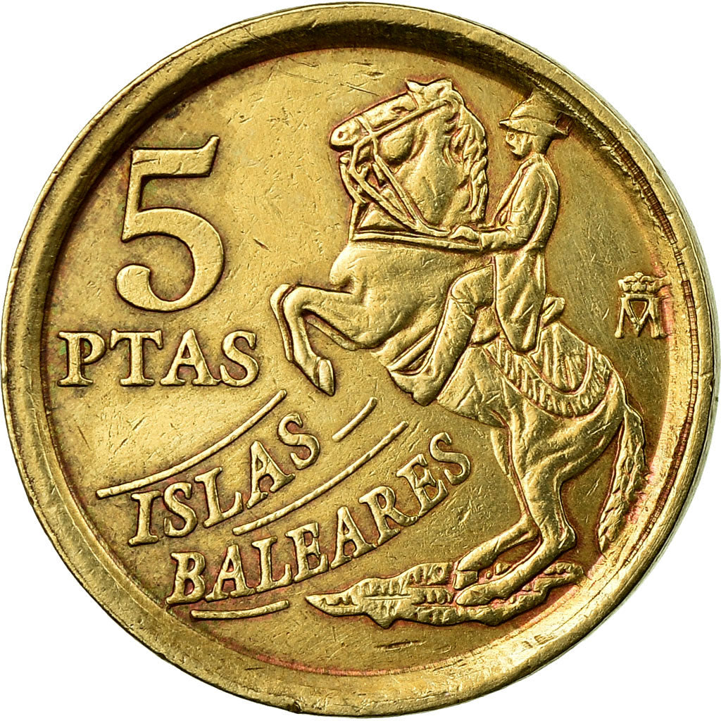 Moneta, Spagna, Juan Carlos I, Balearic Islands, 5 Pesetas, 1997, Madrid, SPL-