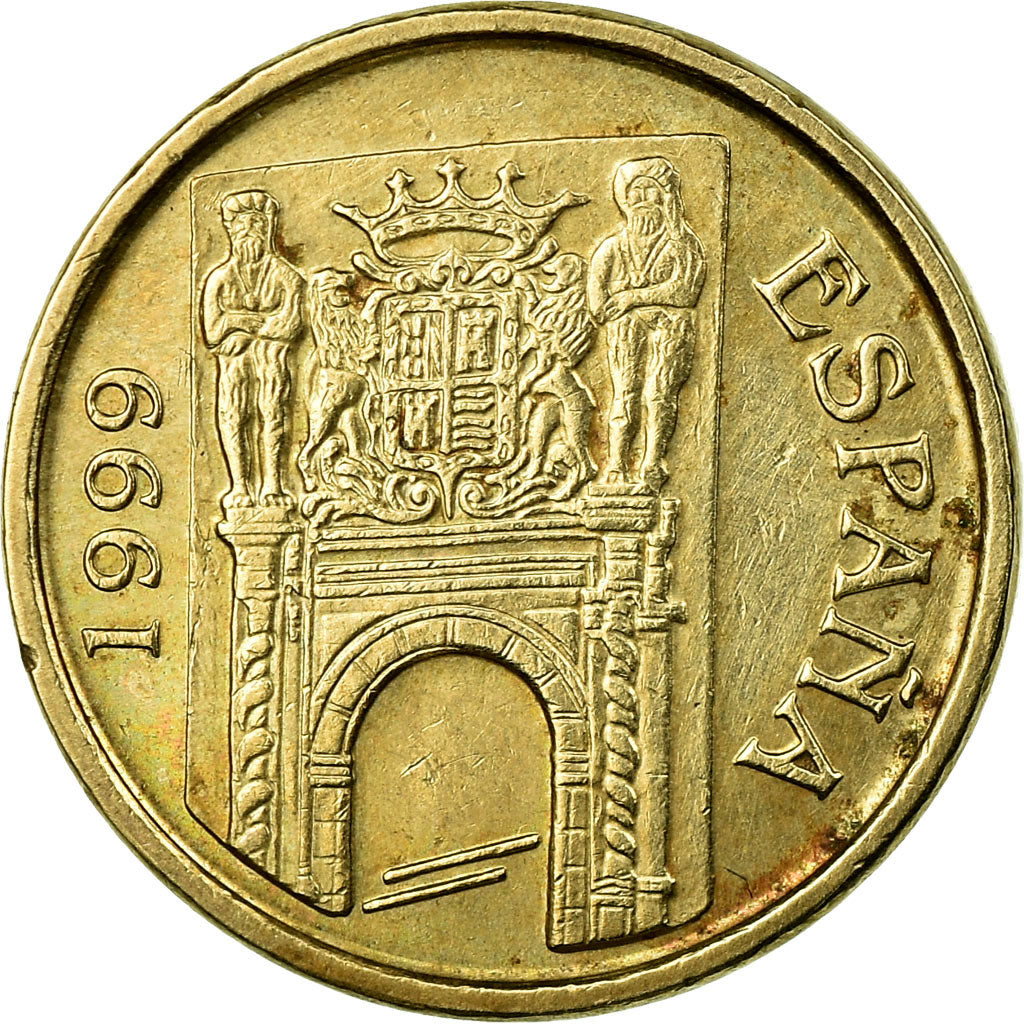 Moneta, Hiszpania, Juan Carlos I, Murcia, 5 Pesetas, 1999, Madrid, AU(55-58)