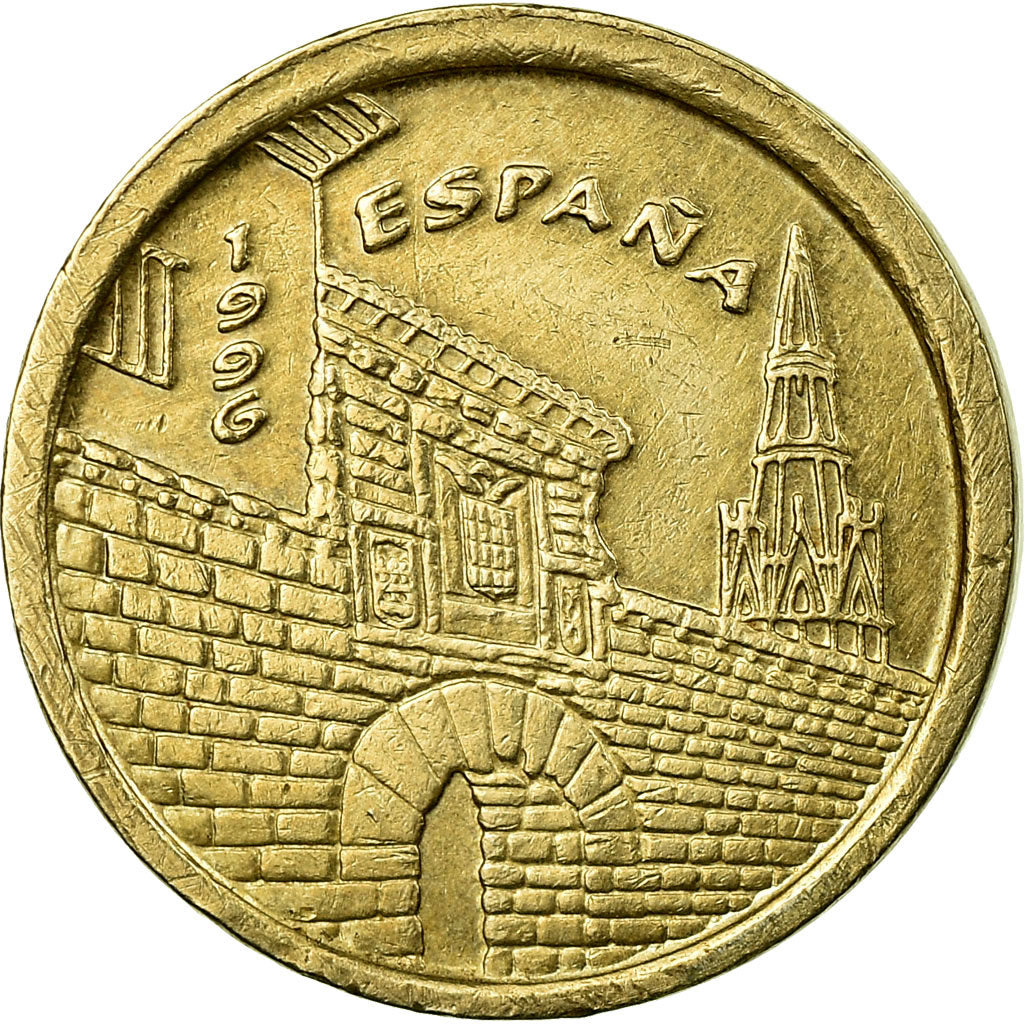 Moneta, Hiszpania, Juan Carlos I, La Rioja, 5 Pesetas, 1996, Madrid, AU(55-58)