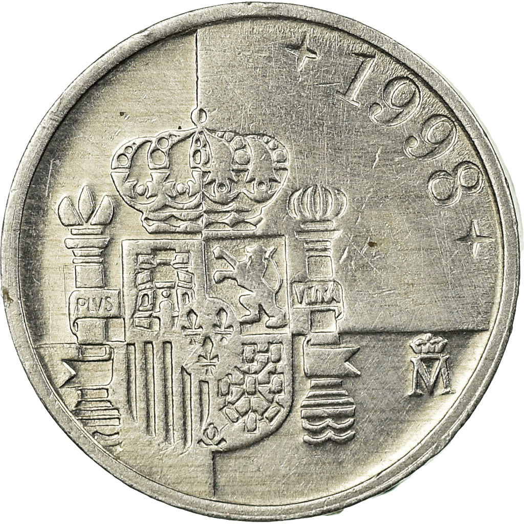 Monnaie, Espagne, Juan Carlos I, Peseta, 1998, TTB+, Aluminium, KM:832
