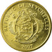 Coin, Seychelles, 5 Cents, 2007, Pobjoy Mint, AU(55-58), Brass plated steel