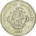 Coin, Seychelles, 5 Rupees, 2007, British Royal Mint, AU(55-58), Copper-nickel