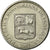 Moneda, Venezuela, 25 Centimos, 2007, Maracay, EBC, Níquel chapado en acero