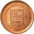Moneda, Venezuela, 5 Centimos, 2007, Maracay, MBC, Cobre chapado en acero, KM:88