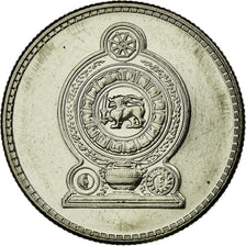 Coin, Sri Lanka, 25 Cents, 2002, EF(40-45), Nickel Clad Steel, KM:141a