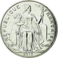 Moneta, Nuova Caledonia, 5 Francs, 2010, Paris, SPL-, Alluminio, KM:16