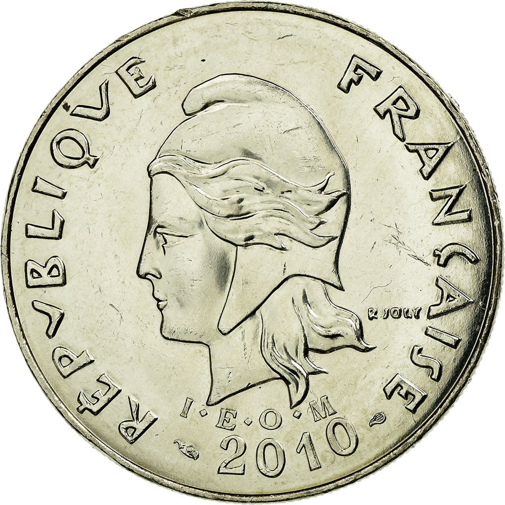 Monnaie, Nouvelle-Calédonie, 20 Francs, 2010, Paris, SUP, Copper-nickel, KM:12a