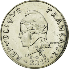 Monnaie, Nouvelle-Calédonie, 20 Francs, 2010, Paris, SUP, Copper-nickel, KM:12a