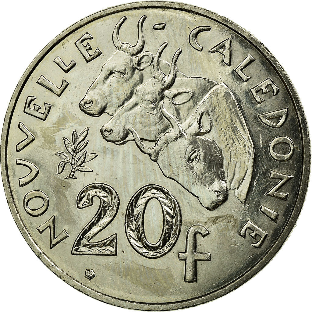 Monnaie, Nouvelle-Calédonie, 20 Francs, 2010, Paris, SUP, Copper-nickel, KM:12a