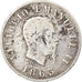 Coin, Italy, Vittorio Emanuele II, 50 Centesimi, 1863, Milan, VF(20-25), Silver