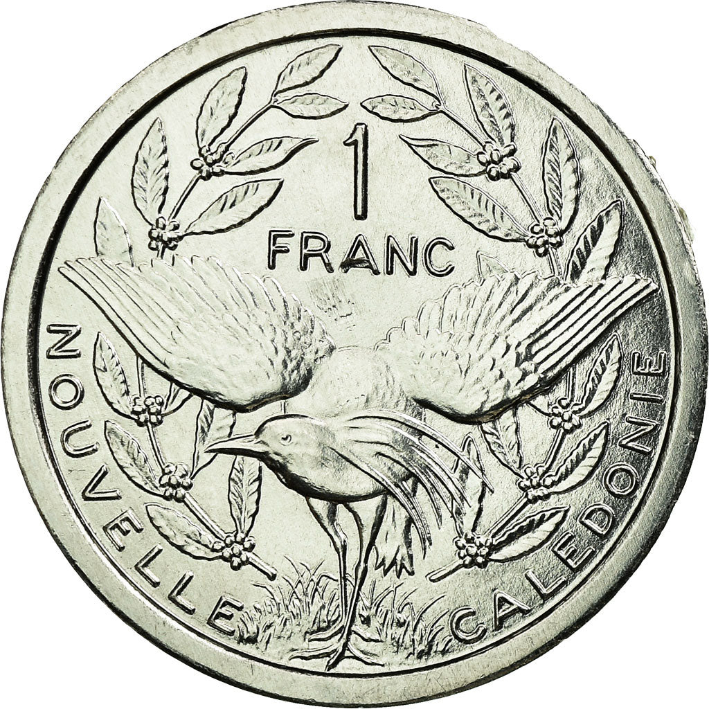 Coin, New Caledonia, Franc, 2011, Paris, AU(55-58), Aluminum, KM:10