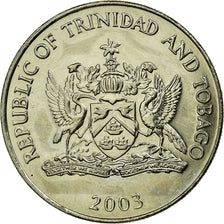 Coin, TRINIDAD & TOBAGO, 50 Cents, 2003, Franklin Mint, AU(55-58)