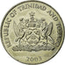 Monnaie, TRINIDAD & TOBAGO, 50 Cents, 2003, Franklin Mint, SUP, Copper-nickel