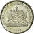 Moneda, TRINIDAD & TOBAGO, 25 Cents, 2007, Franklin Mint, EBC, Cobre - níquel