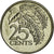 Moeda, TRINDADE E TOBAGO, 25 Cents, 2007, Franklin Mint, AU(55-58)
