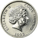 Coin, Cook Islands, Elizabeth II, Capt. James Cook, Cent, 2003, Franklin Mint